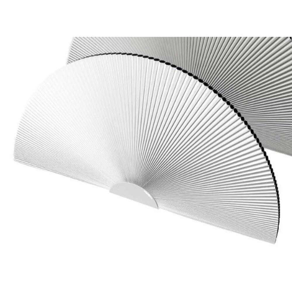 Arch Window Shades Blackout Half Circle Cordless Cellular Shades-White